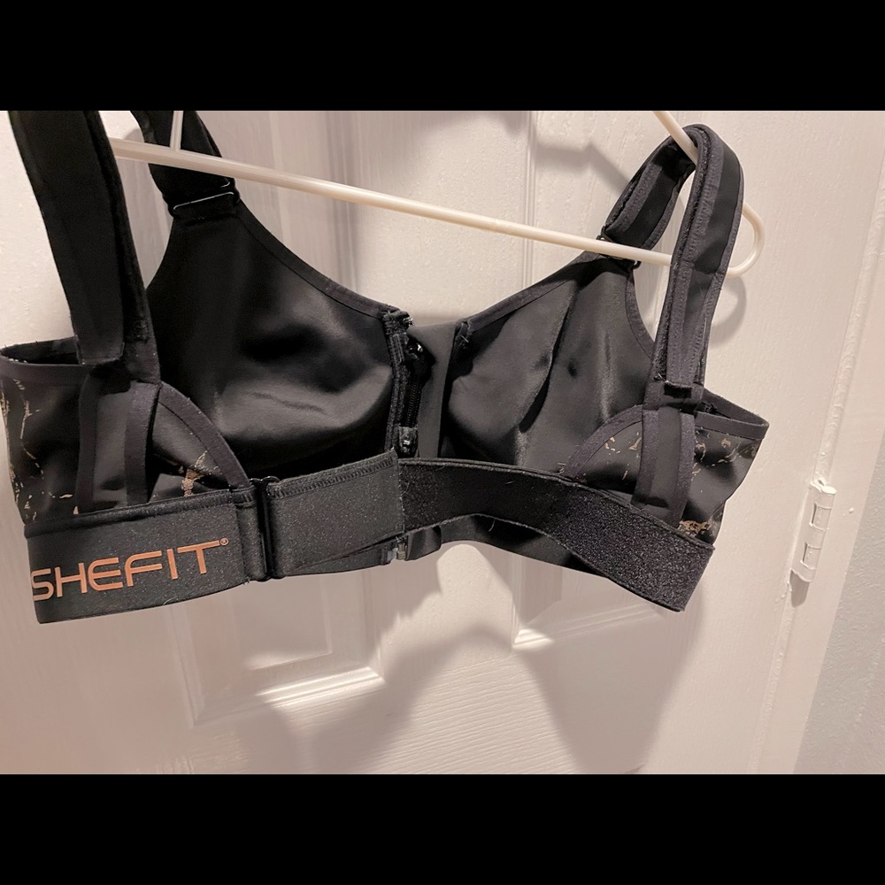 Shefit 1 Luxe Black Sports Bra. Like New